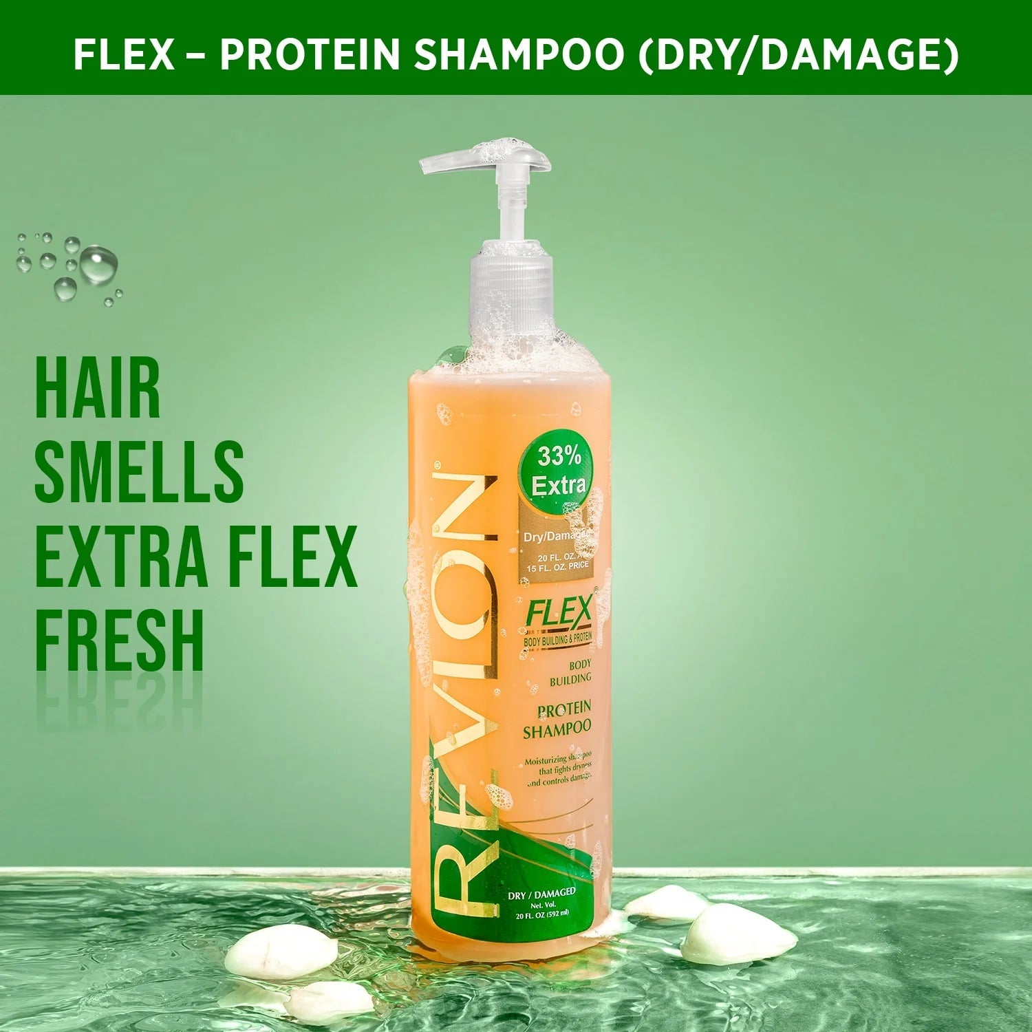 Revlon Flex Protein Shampoo – For Dry & Damaged Hair Revlon