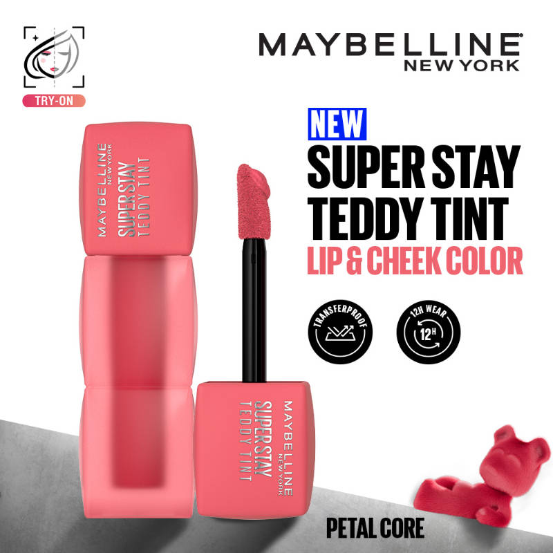 Maybelline New York Superstay Teddy Tint, Lip and Cheek Color, Beauty Bumble