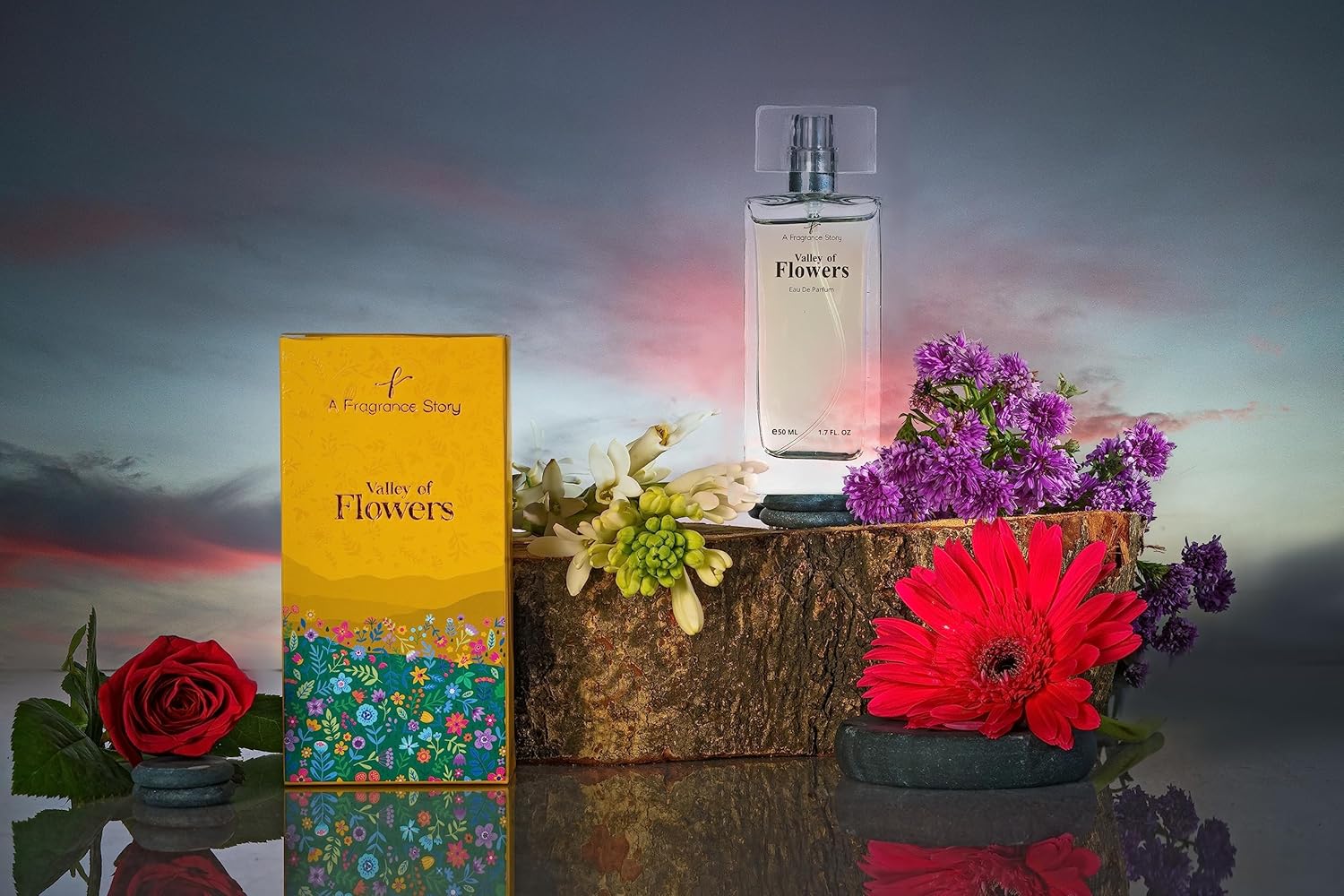 A Fragrance Story Valley of Flowers Eau de Parfum - 50 ml  (For Men & Women) A Fragrance Story