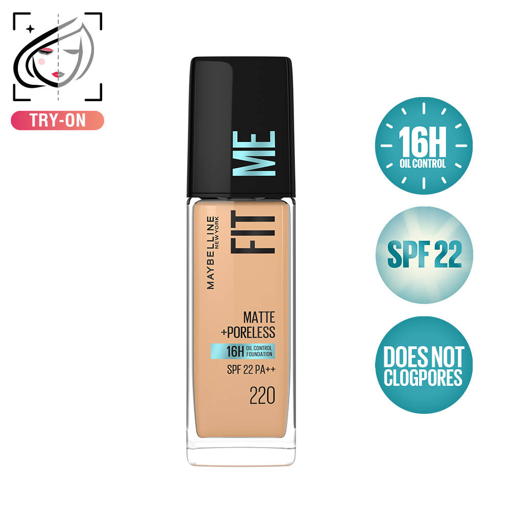 New York Fit Me Matte+Poreless Liquid Foundation Maybelline