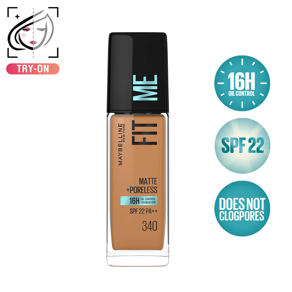 New York Fit Me Matte+Poreless Liquid Foundation Maybelline