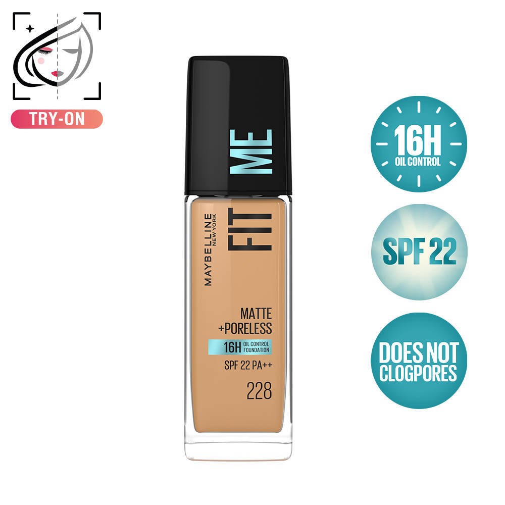 New York Fit Me Matte+Poreless Liquid Foundation Maybelline