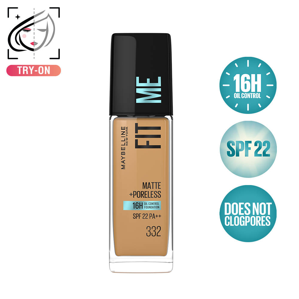 New York Fit Me Matte+Poreless Liquid Foundation Maybelline