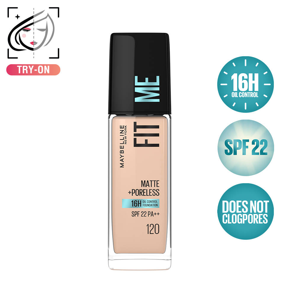 New York Fit Me Matte+Poreless Liquid Foundation Maybelline