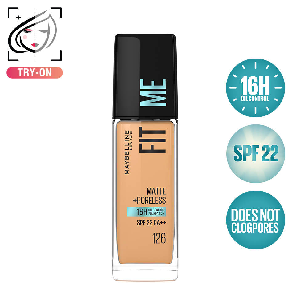 New York Fit Me Matte+Poreless Liquid Foundation Maybelline