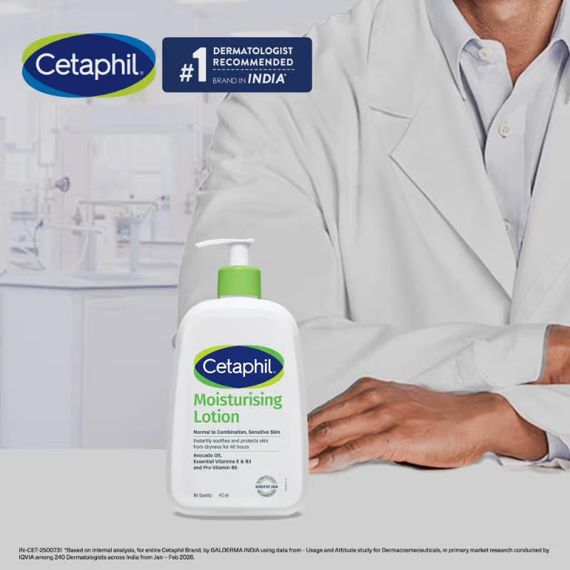 Cetaphil Moisturising Lotion | Avacado oil & Vitamin E |  Normal To Dry Skin | 250ML (Copy) Cetaphil