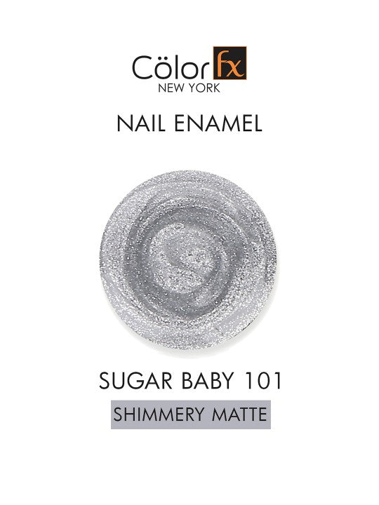 Color fx White Perfect Stay Basic Collection Sugar baby 101 Nail Polish Color Fx