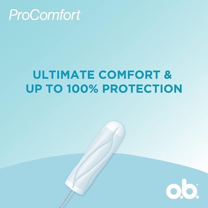 O.B  ProComfort Tampons - Regular (Average Flow, 20 Piece) O.B
