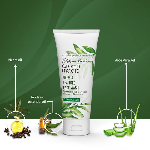 AROMA MAGIC Neem & Tea Tree Face Wash 100ml Aroma Magic
