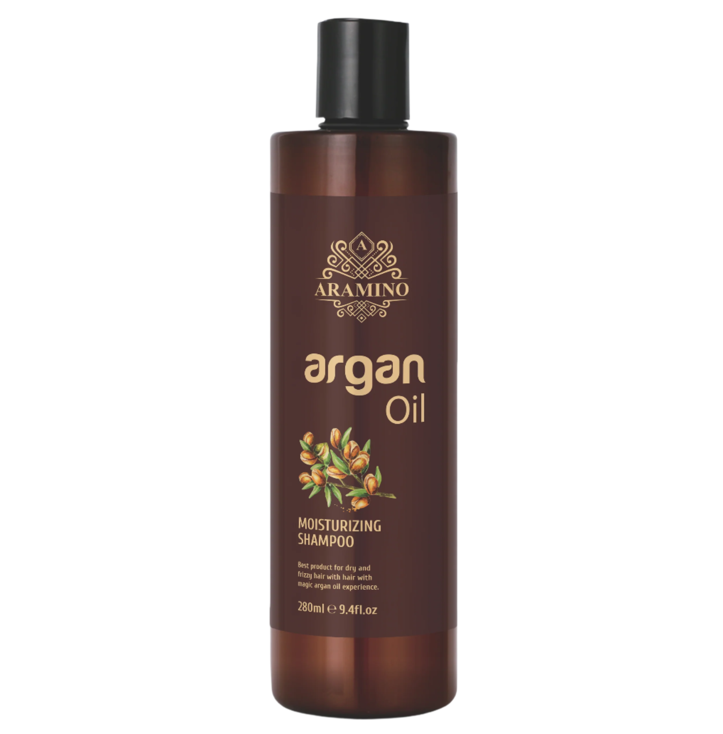 ARAMINO Argan Oil Moisturizing For Dry & Frizzy Hair (Shampoo 280 ML) Aramino