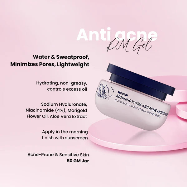 Morning Bloom Anti-Acne Moisturizer Uncap