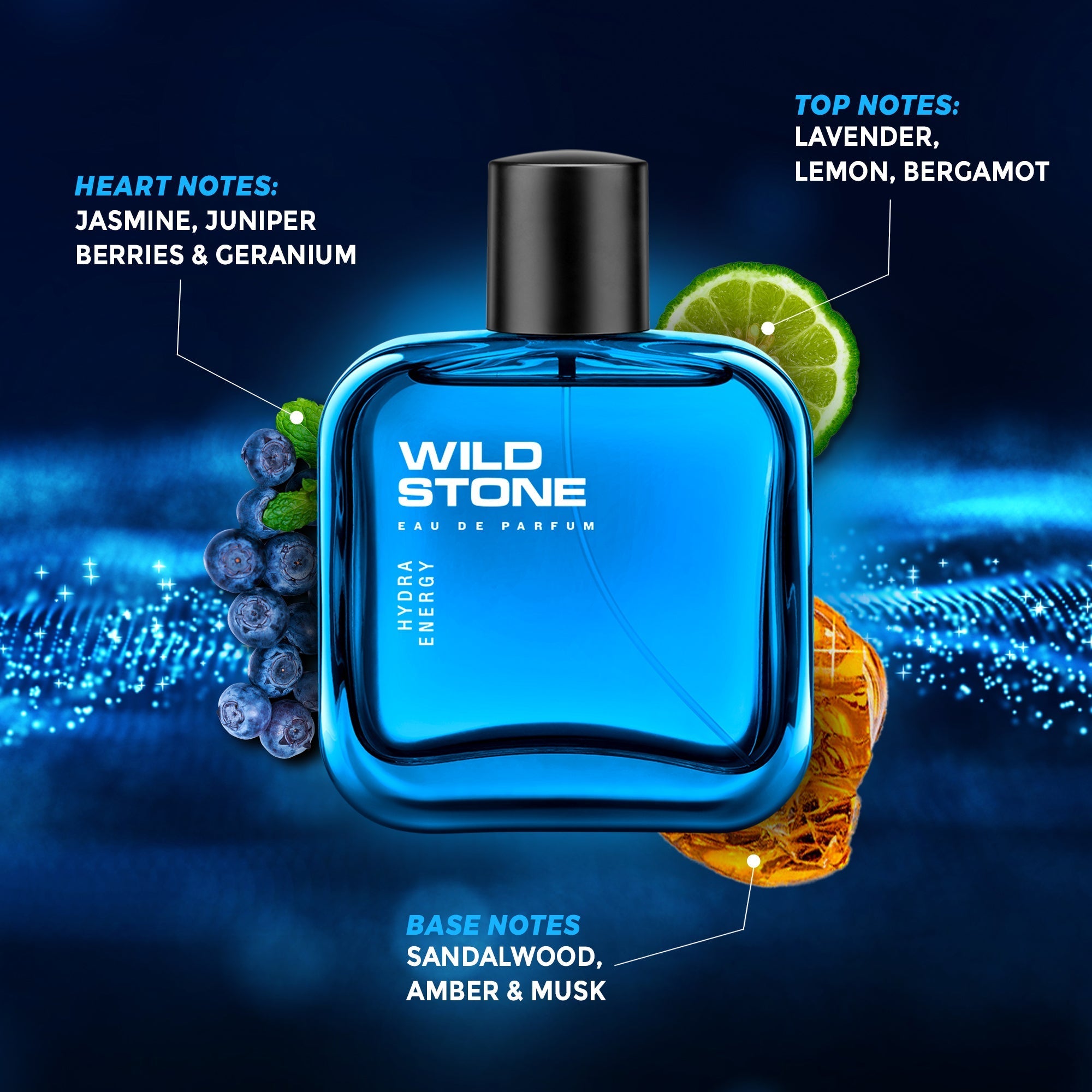 Wild Stone Hydra Energy Eau De Parfum, 100 ml Wild Stone