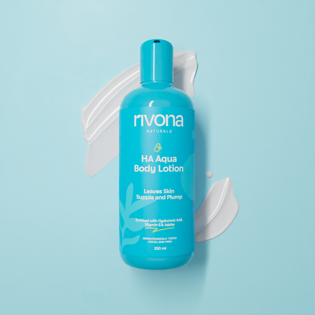 Rivona HA Aqua Body Lotion with Hyaluronic Acid & Vitamin E 250ml