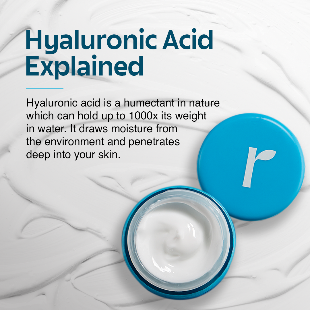 Rivona HA Aqua Moisturizing Cream with 2% Hyaluronic Acid for Dry Skin - 50gm