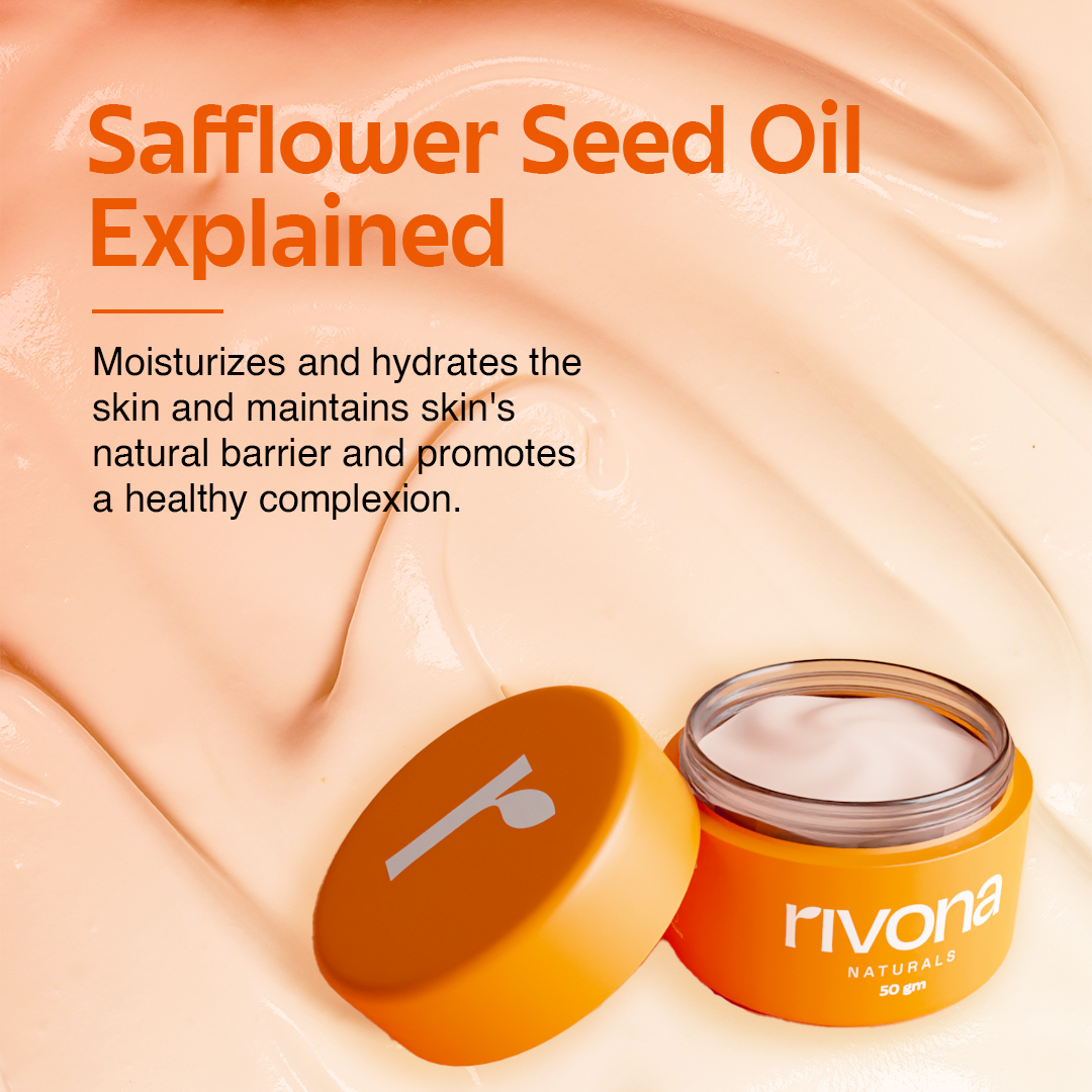 Rivona Honey & Saffron Face Cream with Kojic Acid for Even Skin tone - 50GM
