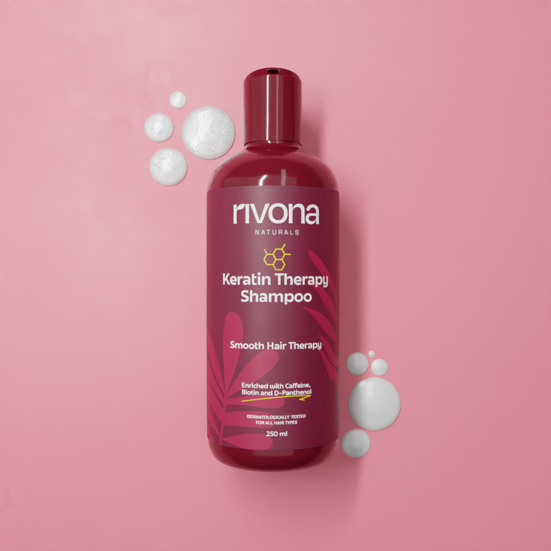 Rivona Keratin Shampoo for Damaged hair Smooth Silky Hair 250ml
