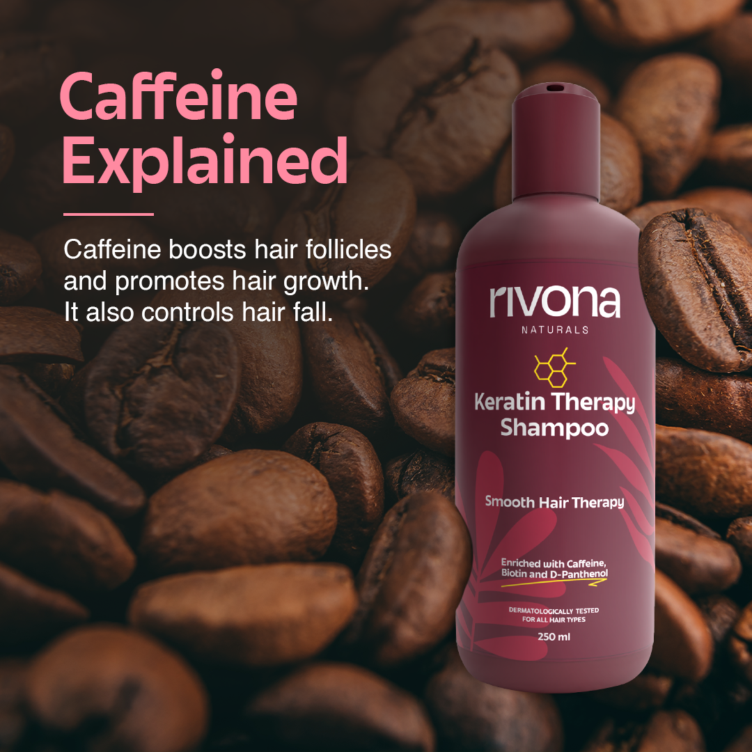 Rivona Keratin Shampoo for Damaged hair Smooth Silky Hair 250ml