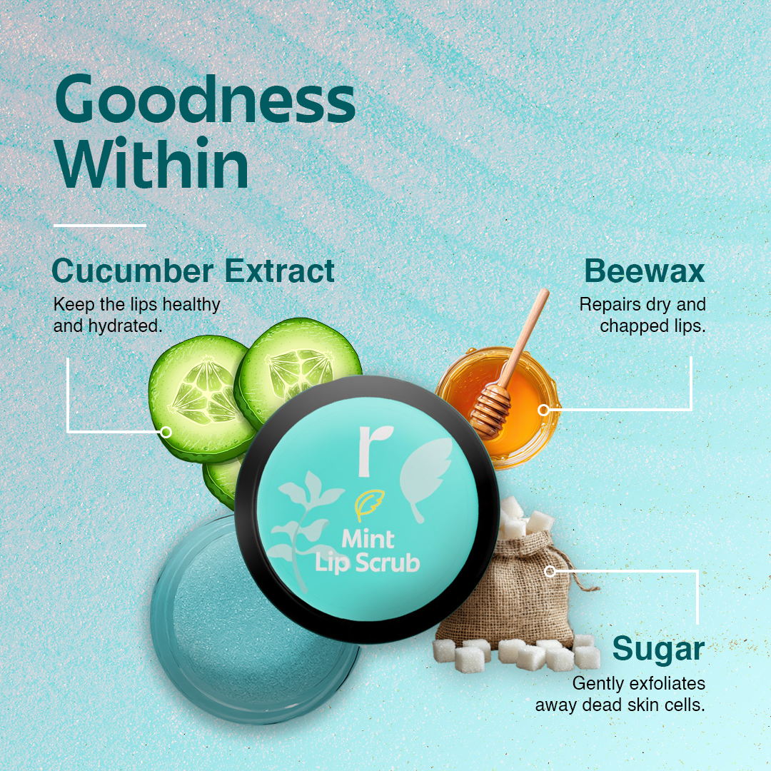 Rivona Mint Lip Scrub 8GM
