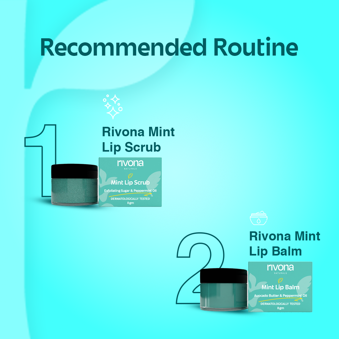 Rivona Mint Lip Scrub 8GM