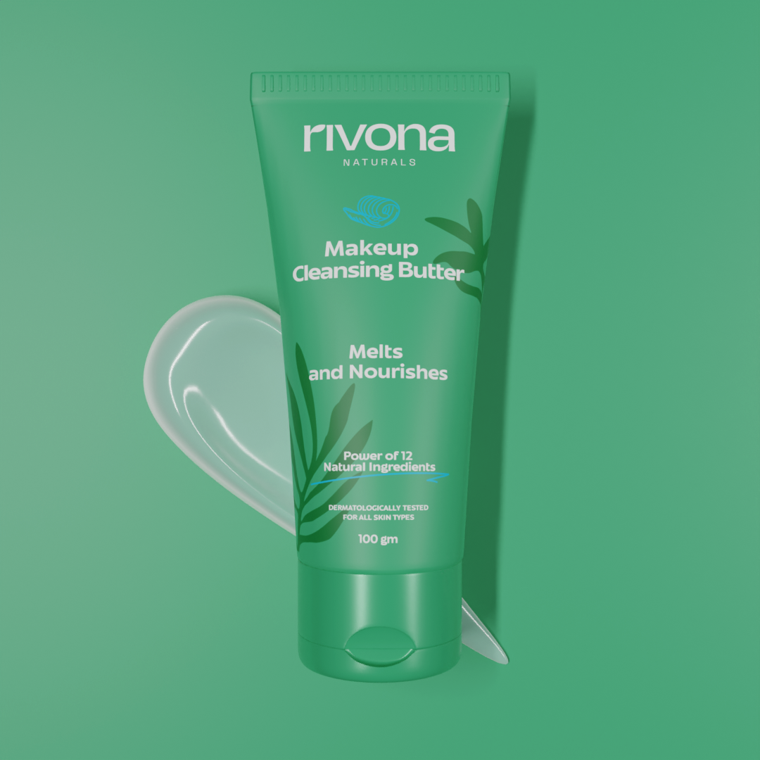 Rivona Makeup Cleansing Butter - Removes SPF and Waterproof Makeup - 100gm