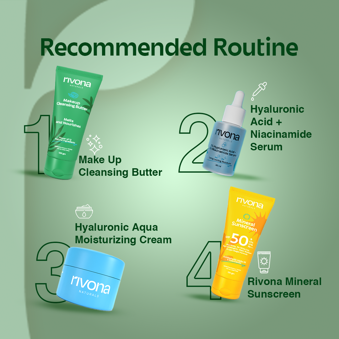 Rivona Makeup Cleansing Butter - Removes SPF and Waterproof Makeup - 100gm