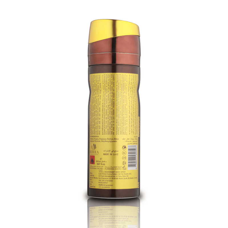 Birra Oud Arabica Deo Premium Deodorant 200 Ml