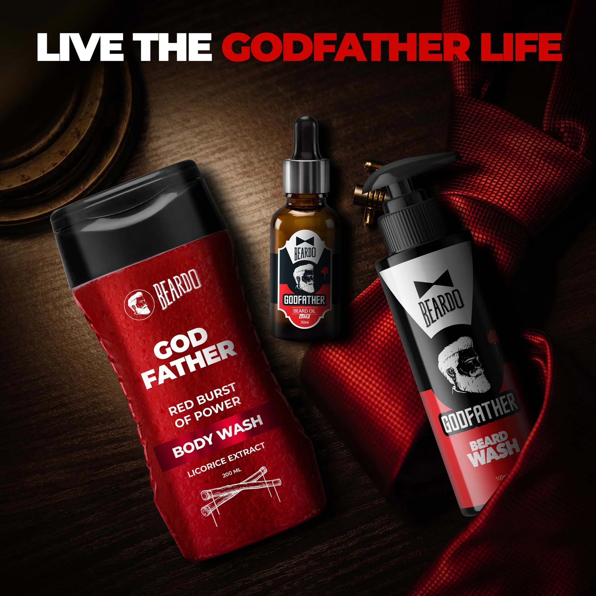 BEARDO  Godfather Beard Oil - 30ml Beardo