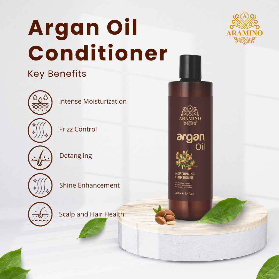 Aramino Argan Oil Moisturizing Shampoo 900ml Aramino