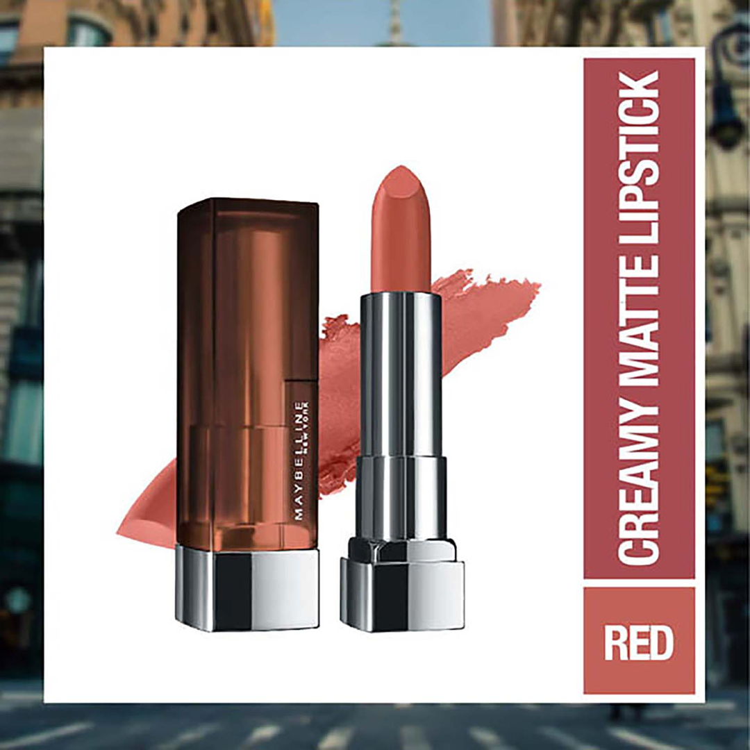 Maybelline New York Color Sensational Creamy Matte Lipstick, Lasts Up To 12H Maybelline