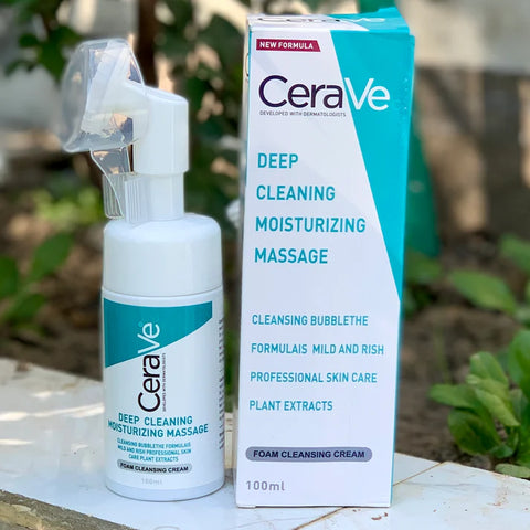 Cerave Deep Cleaning Moisturizing Massage Foam Cream 100 ml Cerave