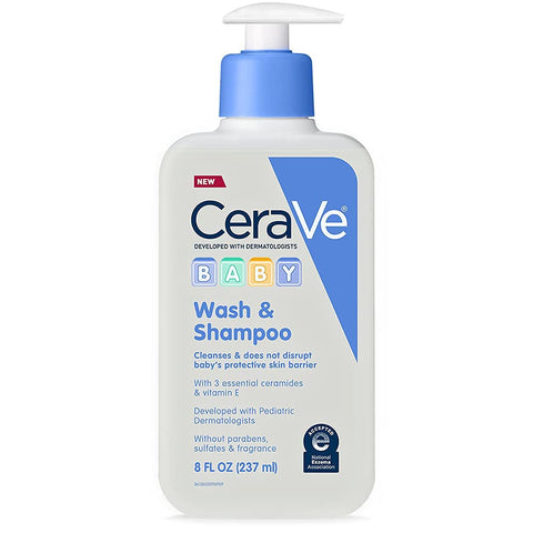 CERAVE BABY  Wash & Shampoo -237ml Cerave