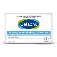 Cetaphil Cleansing & Moisturising Syndet Bar 75gm Cetaphil