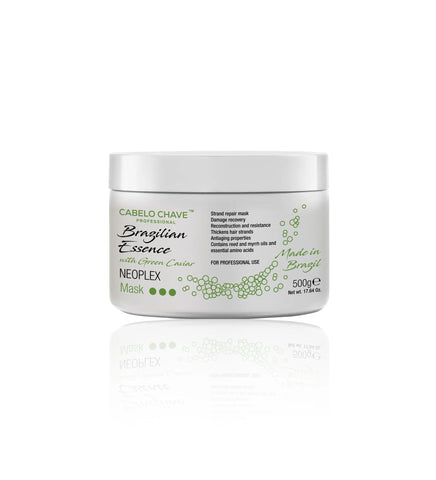 CABELO CHAVE PROFESSIONAL Brazilian Essence With Green Caviar Neoplex Mask 500g CABELO CHAVE PROFESSIONAL