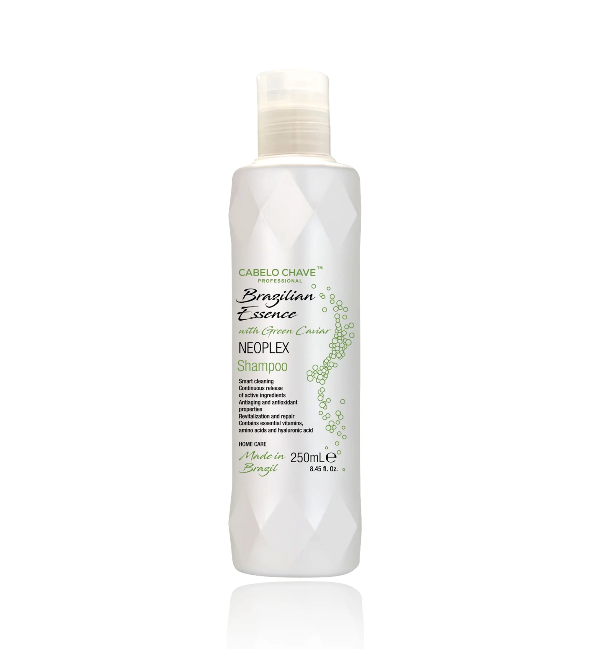 CABELO CHAVE PROFESSIONAL Brazilian Essence With Green Cavier Neoplex Shampoo 250ml CABELO CHAVE PROFESSIONAL