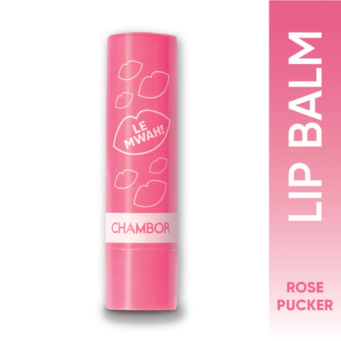 CHAMBOR  Tinted Lip Balm ROSE PUCKER-102 Chambor