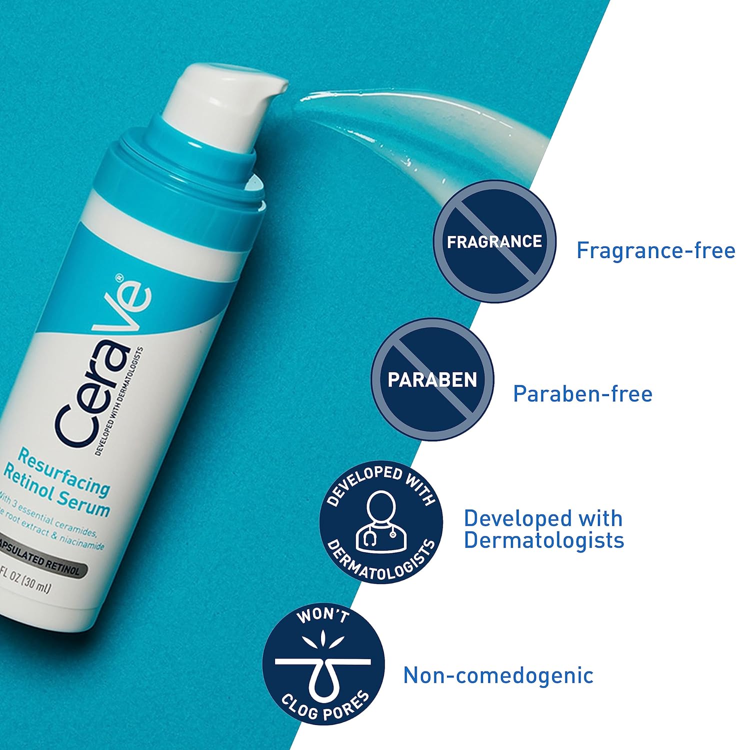 CERAVE Resurfacing Retinol Serum - 30ml Cerave