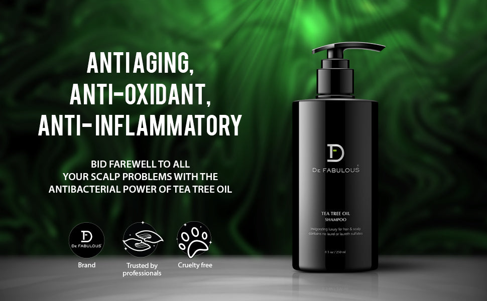 DE FABULOUS Tea Tree Oil Shampoo 250ml De Fabulous
