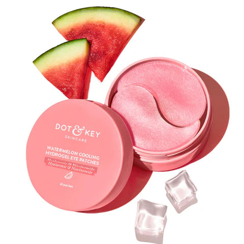 Dot & Key Watermelon Cooling Under Eye Patches, 60 pcs Dot & Key