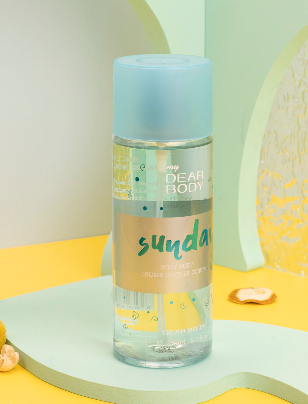 Dear Body 250 ML | Unisex Body Fragrance Mist | Refreshing & Long-Lasting Scent | for All Day Freshness | (Sunday) DEAR BODY