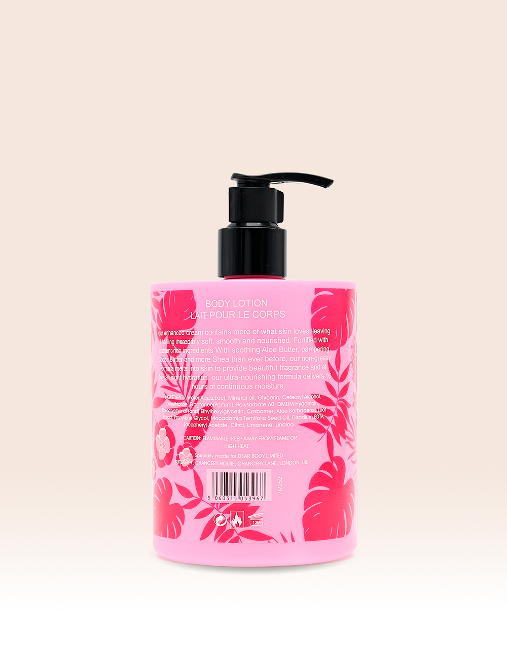 Dear Body Floral Rush Body Lotion 500ML DEAR BODY