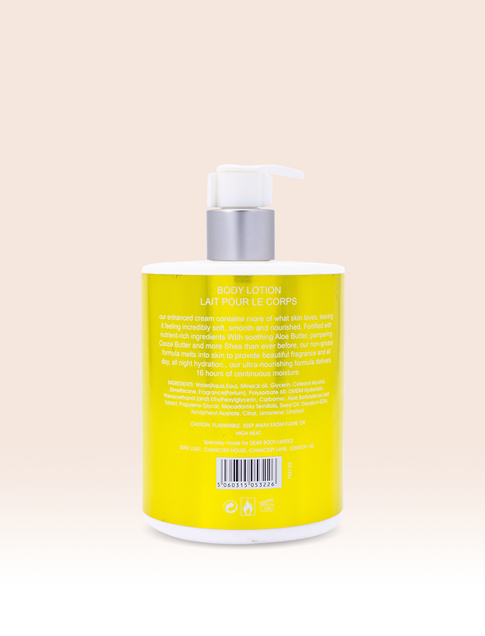 Dear Body Thursday Body Lotion 500ML DEAR BODY