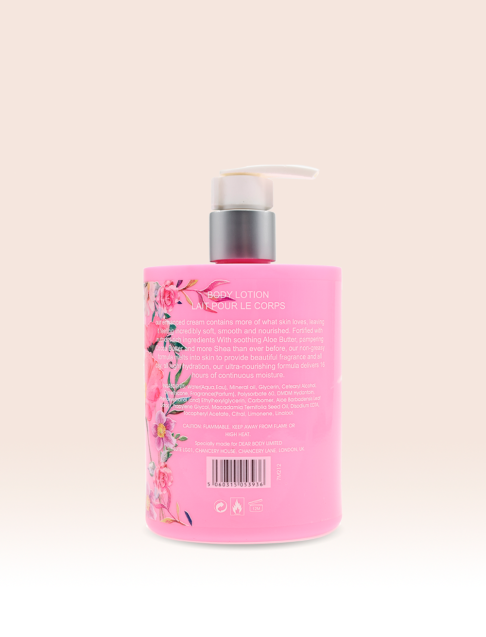 DEAR BODY POETIC BLOOMS BODY LOTION 500ML DEAR BODY