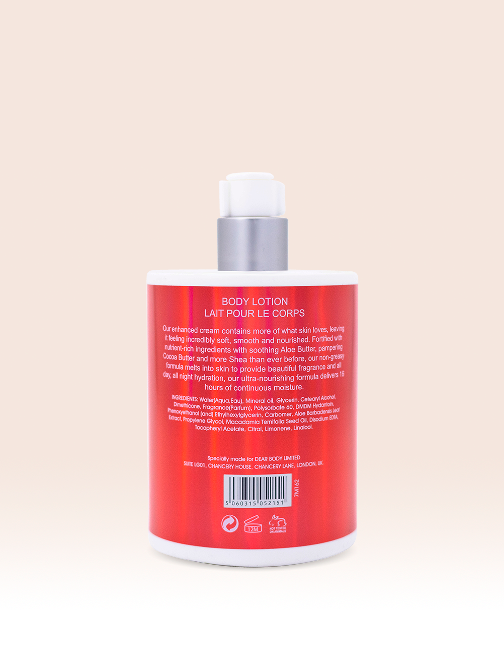 Dear Body Saturday Body Lotion 500ML DEAR BODY