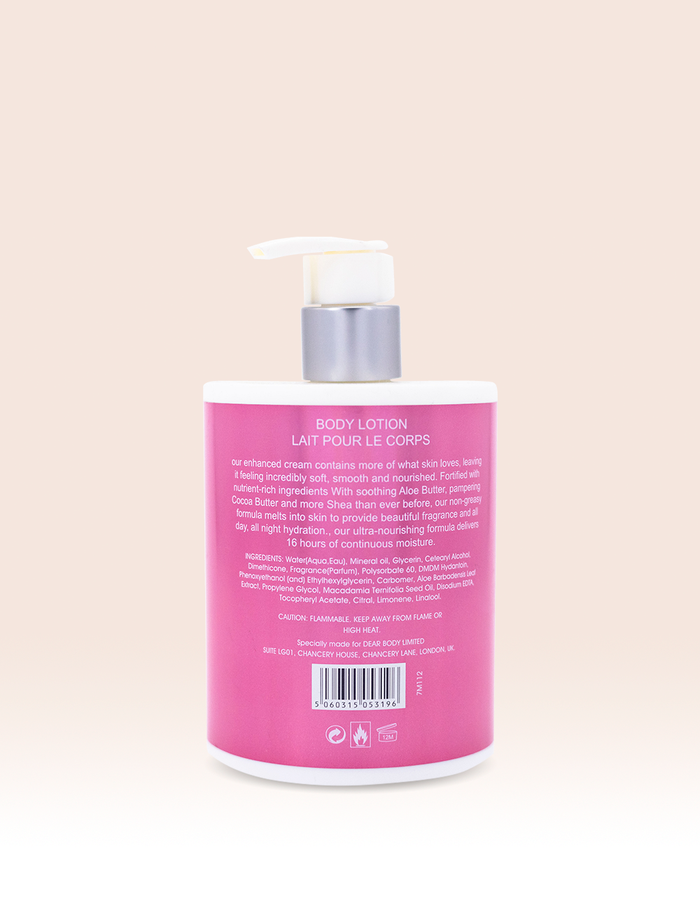 Dear Body Monday Body Lotion 500ML DEAR BODY