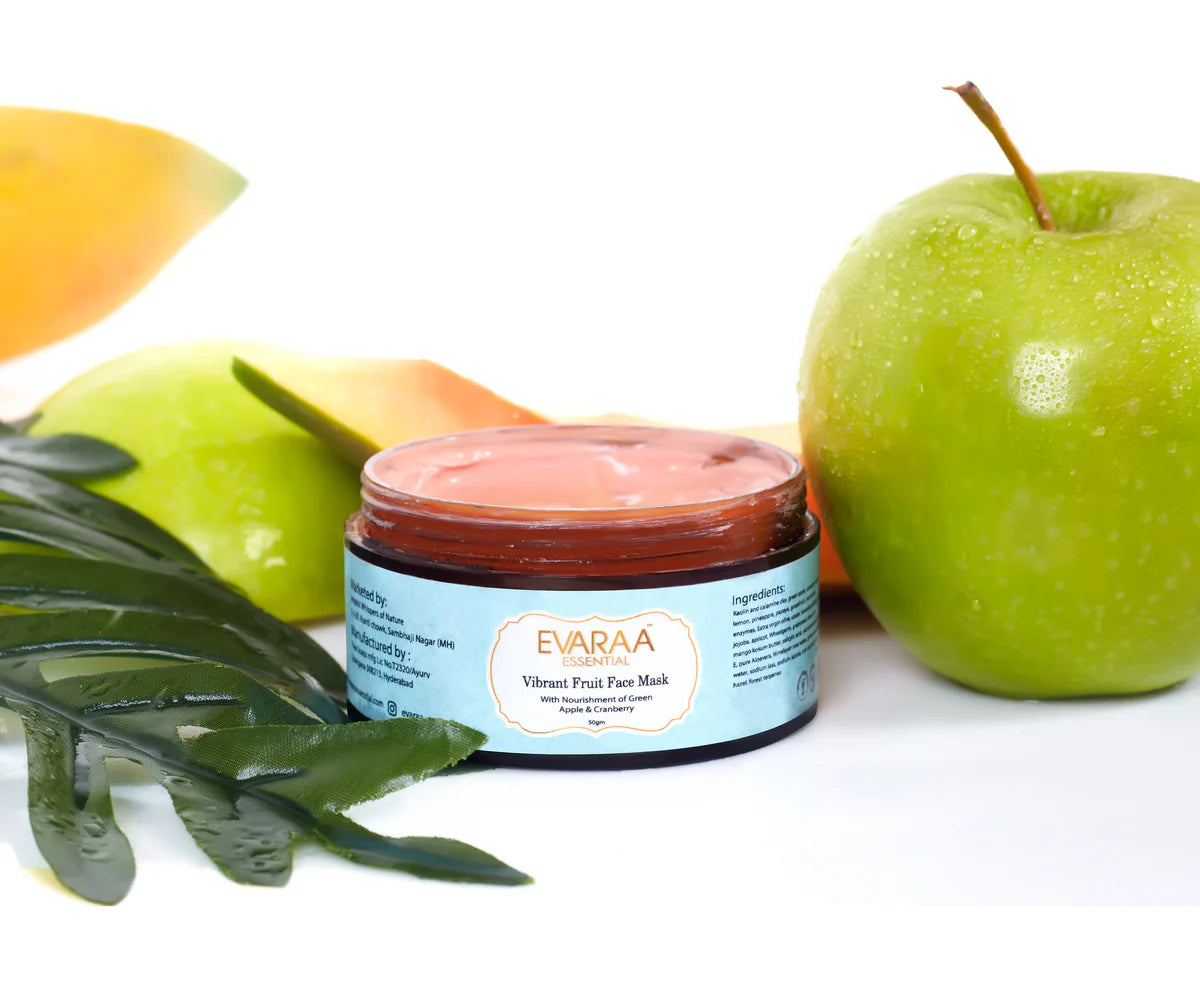 EVARAA ESSENTIAL Fruit Scrub With Essence Of Orange & Grapefruit-50g (Copy) evaraa