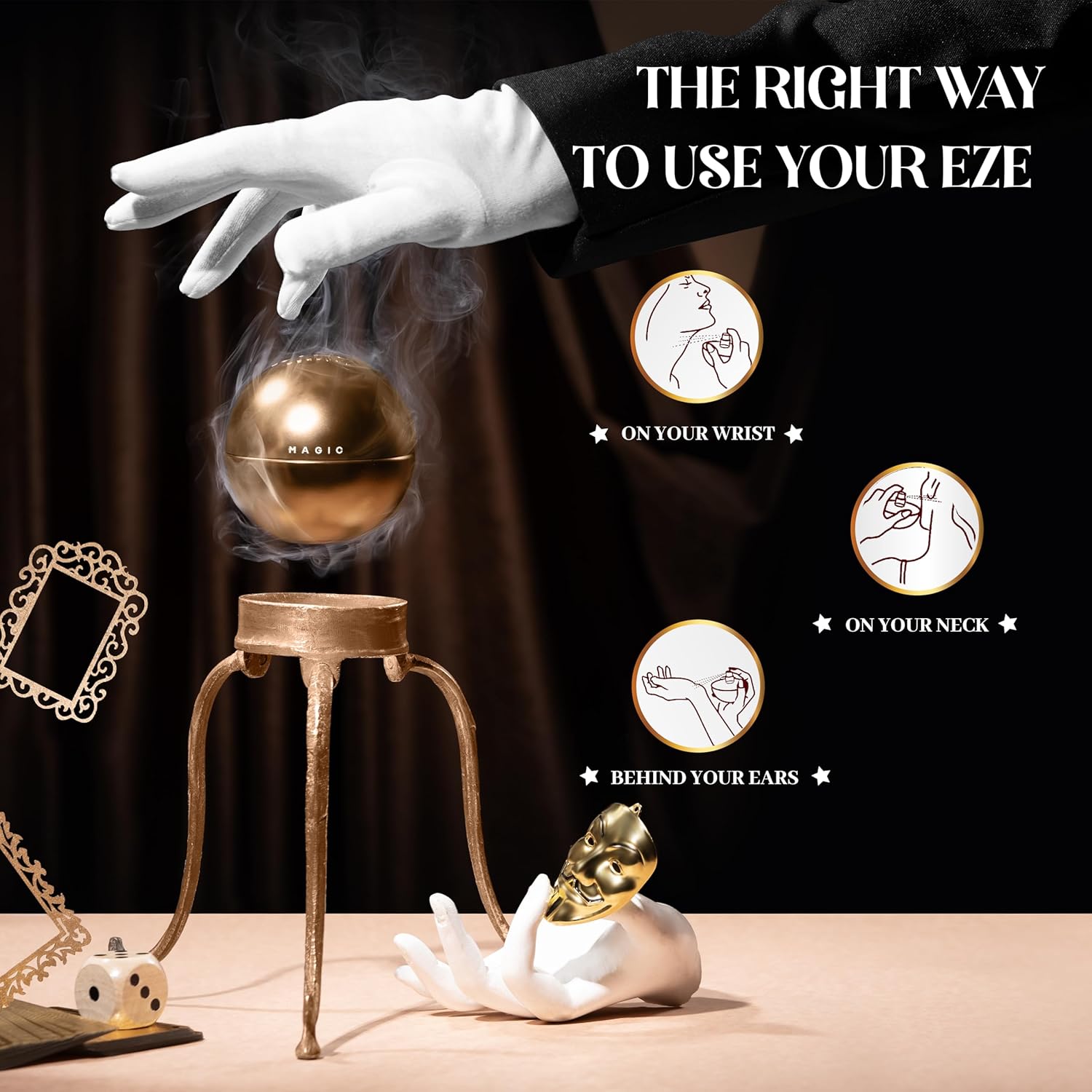 Eze Elevate Range Magic Perfume For Men 75Ml, Premium Long Lasting Fragrance, Luxury Masculine Scent, Unique Design Gift For Men, EDP (Copy) eze