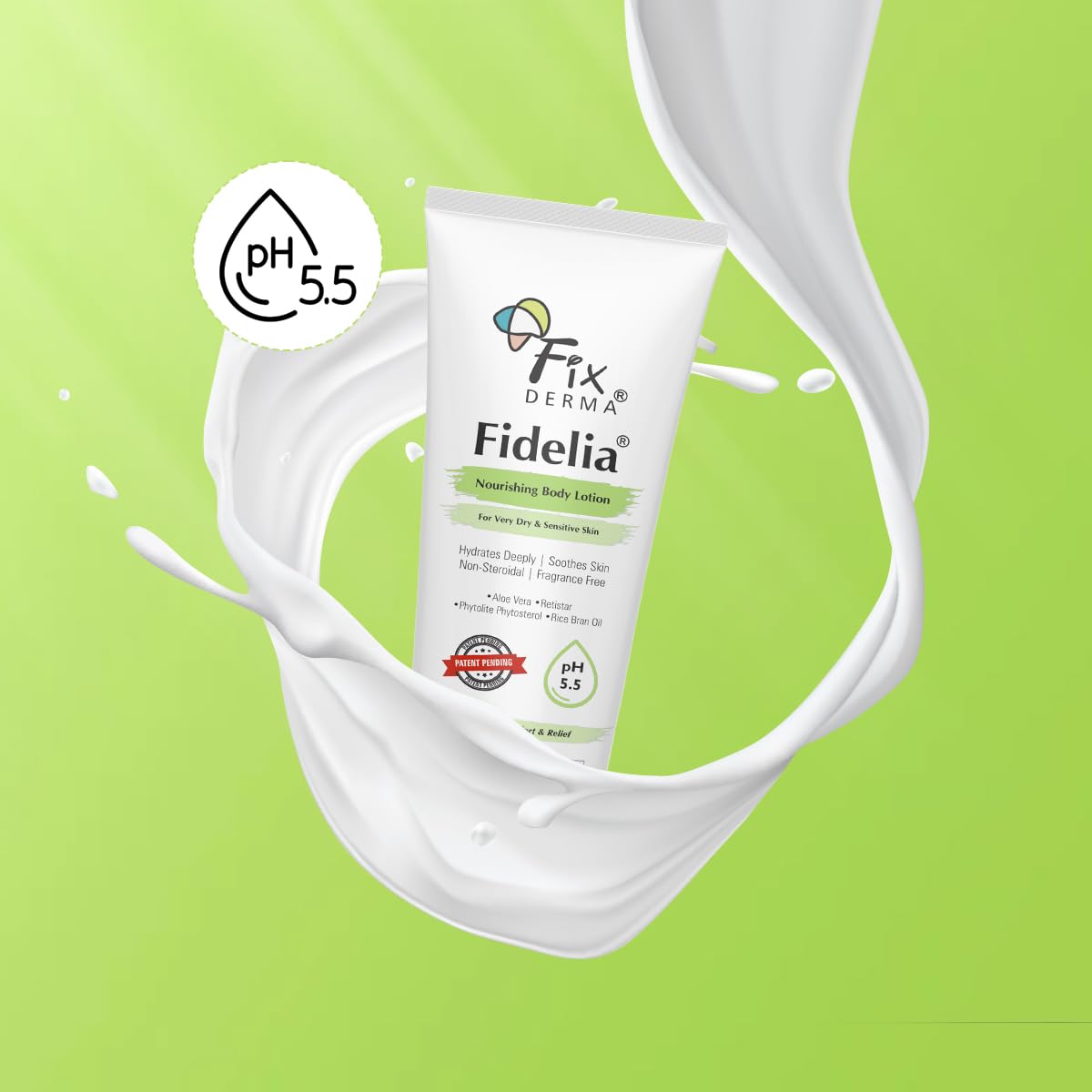 Fixderma Fidelia Nourishing Body Lotion | Moisturizer for face & Body | Body lotion for Women & Men | Body Lotion for Sensitive & Very dry skin with Rice Brain Oil & Aloe vera - 100Ml Fixderma