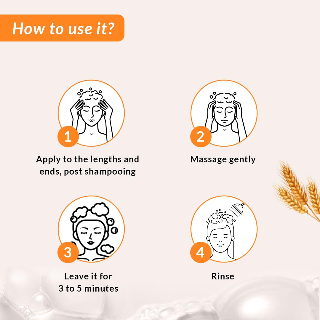 Fixderma Fidelia Strengthening Conditioner with Shea Butter & Wheat Protein for Frizzy & Dry Hair | Conditioner for Women & Men | Hair Conditioner - 100gm Fixderma