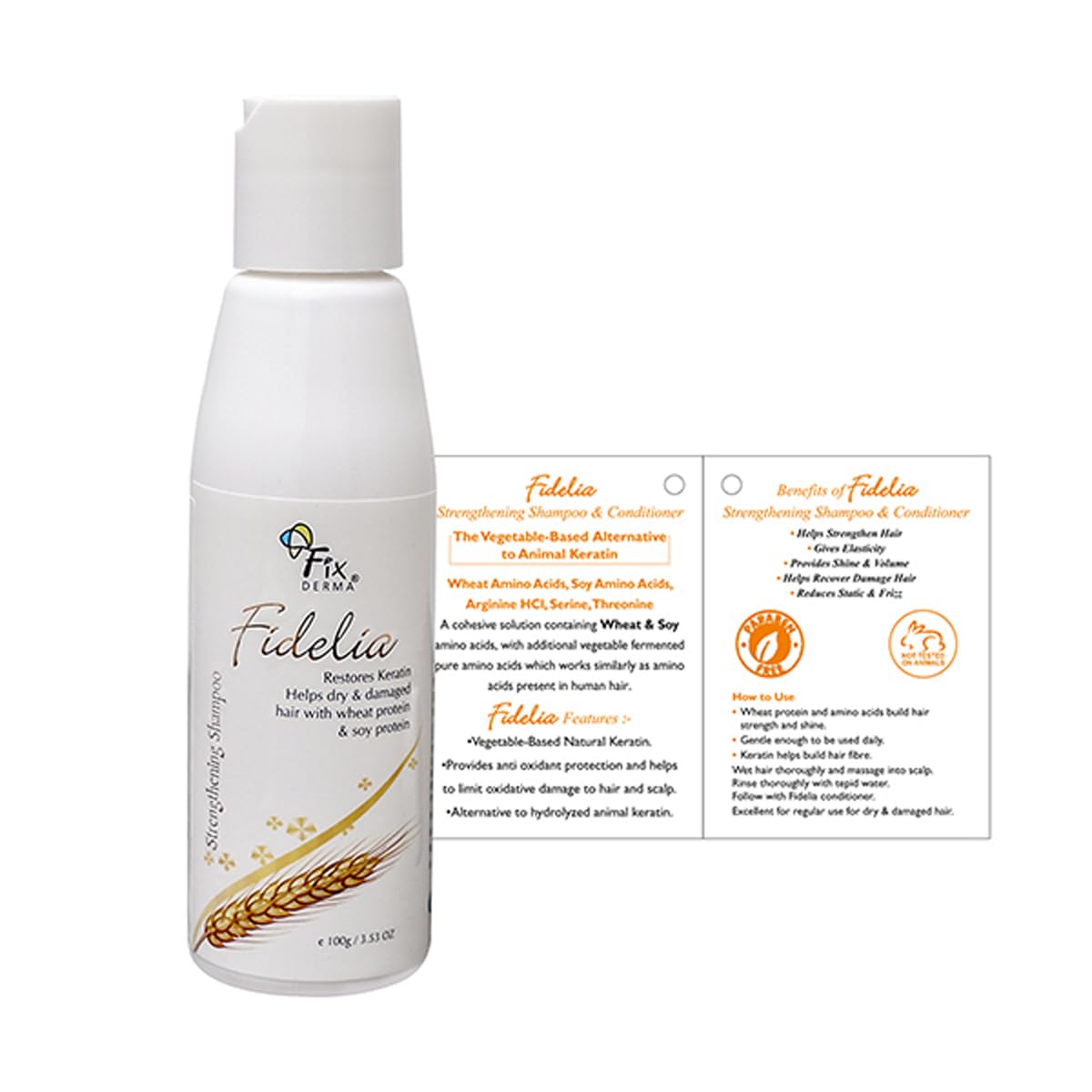 Fixderma Fidelia - Strengthening Shampoo Bottle of 100ml Fixderma