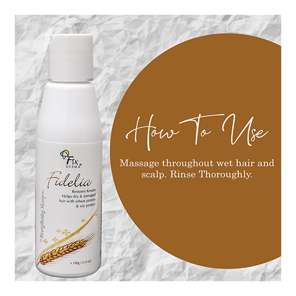 Fixderma Fidelia - Strengthening Shampoo Bottle of 100ml Fixderma